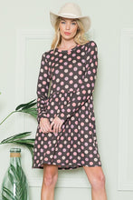 Load image into Gallery viewer, Cross Back Polka Dot Dress with Pockets