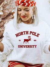 Load image into Gallery viewer, North Pole University Crewneck Sweatshirt