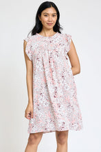 Load image into Gallery viewer, Spring Ruffle Hem Shift Dress