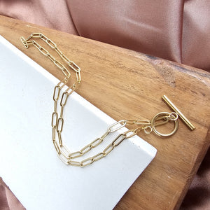 Luxe Paperclip Chain 20in