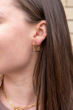 Load image into Gallery viewer, Luxe Gold Kamora Hoops