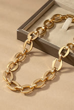 Load image into Gallery viewer, Wow! Brass chunky chain necklace