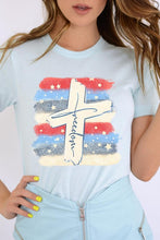 Load image into Gallery viewer, Freedom Cross Graphic T Shirts