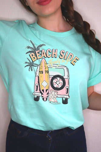 Beach Side Ready To Go Graphic T Shirts