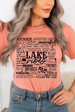Load image into Gallery viewer, Lake Vibes Subway Art Graphic T Shirts