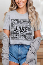 Load image into Gallery viewer, Lake Vibes Subway Art Graphic T Shirts