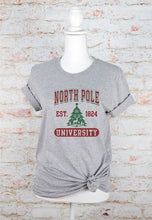 Load image into Gallery viewer, North Pole University Graphic Tee