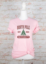 Load image into Gallery viewer, North Pole University Graphic Tee