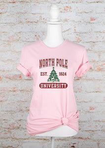 North Pole University Graphic Tee