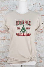 Load image into Gallery viewer, North Pole University Graphic Tee