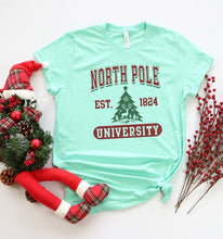 Load image into Gallery viewer, North Pole University Graphic Tee