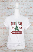 Load image into Gallery viewer, North Pole University Graphic Tee