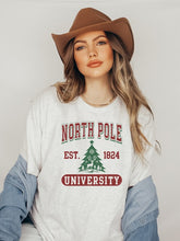 Load image into Gallery viewer, North Pole University Graphic Tee