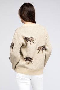 Tiger Pattern Sweater