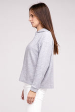 Load image into Gallery viewer, Hooded Brushed Melange Hacci Sweater