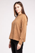 Load image into Gallery viewer, Hooded Brushed Melange Hacci Sweater