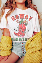 Load image into Gallery viewer, HOWDY CHRISTMAS Graphic Tee
