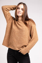 Load image into Gallery viewer, Hooded Brushed Melange Hacci Sweater