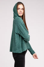 Load image into Gallery viewer, Hooded Brushed Melange Hacci Sweater